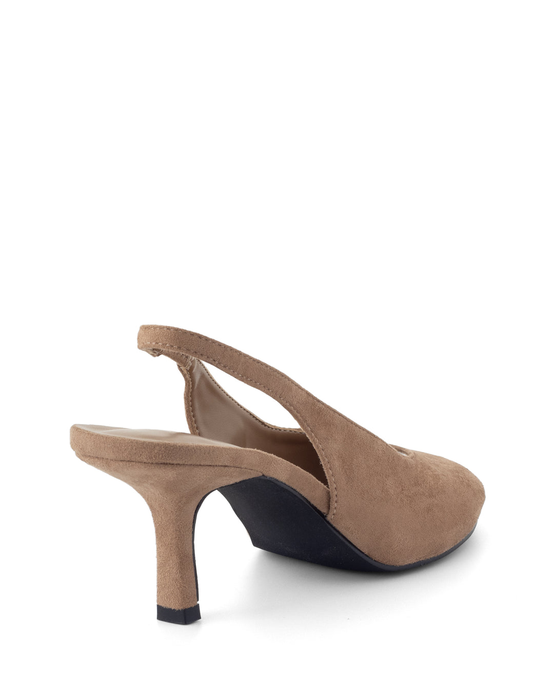 Eager Slingback Pump Mocha Faux Suede