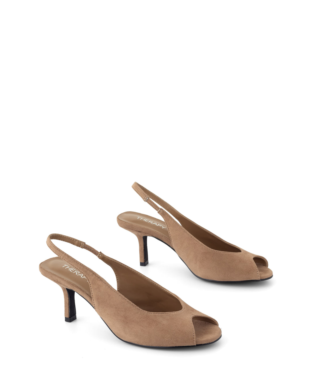 Eager Slingback Pump Mocha Faux Suede