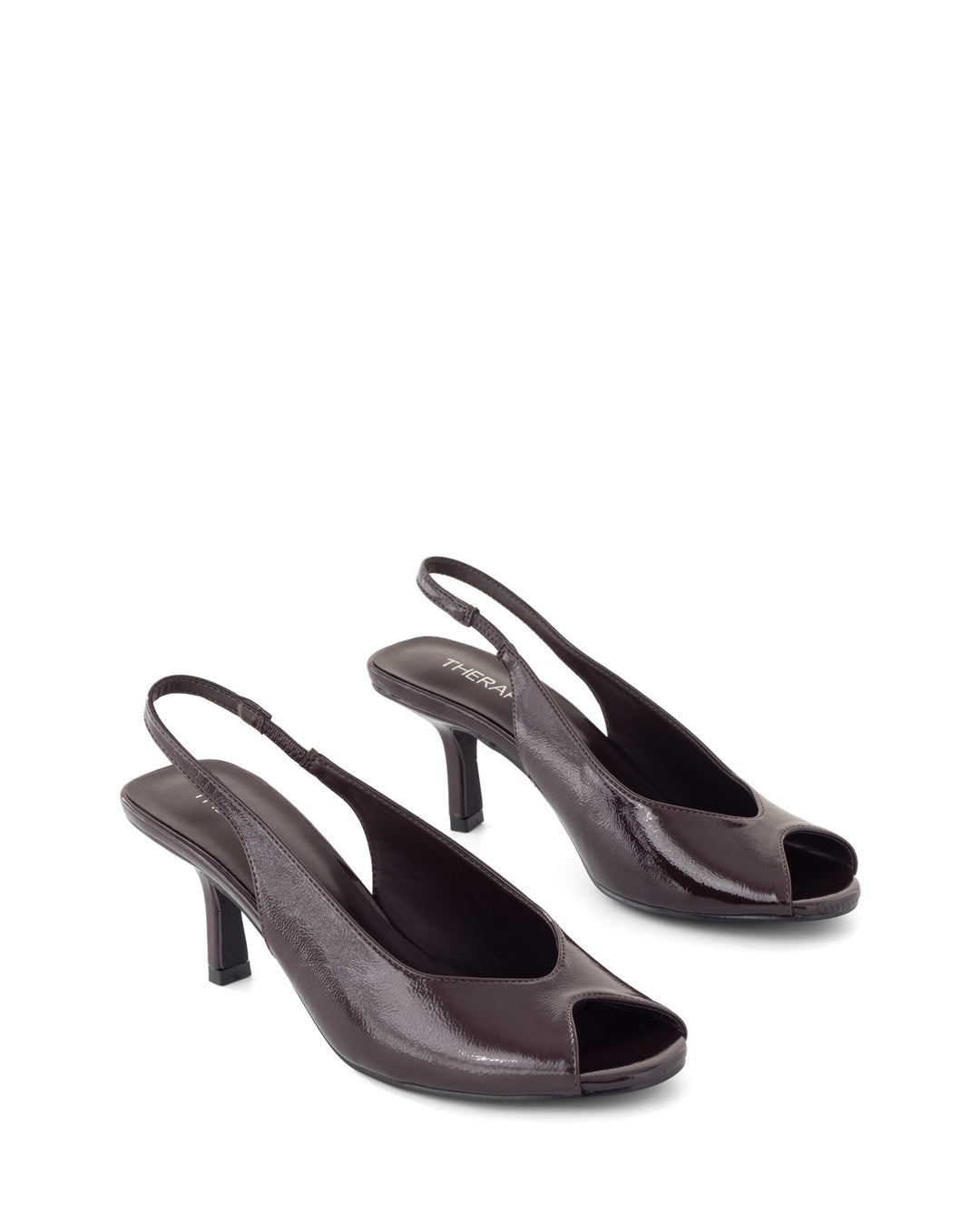 Eager Slingback Pump Port Crinkled Patent