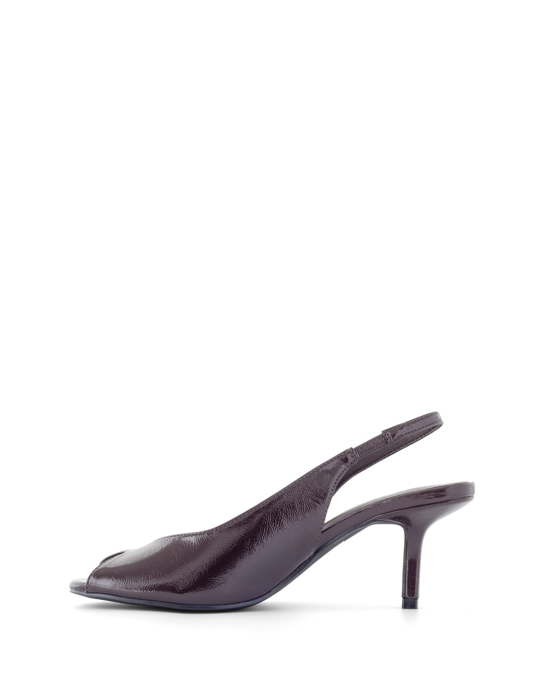 Eager Slingback Pump Port Crinkled Patent