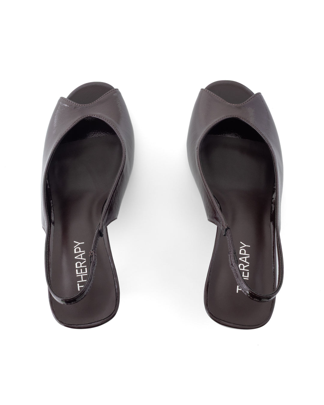 Eager Slingback Pump Port Crinkled Patent