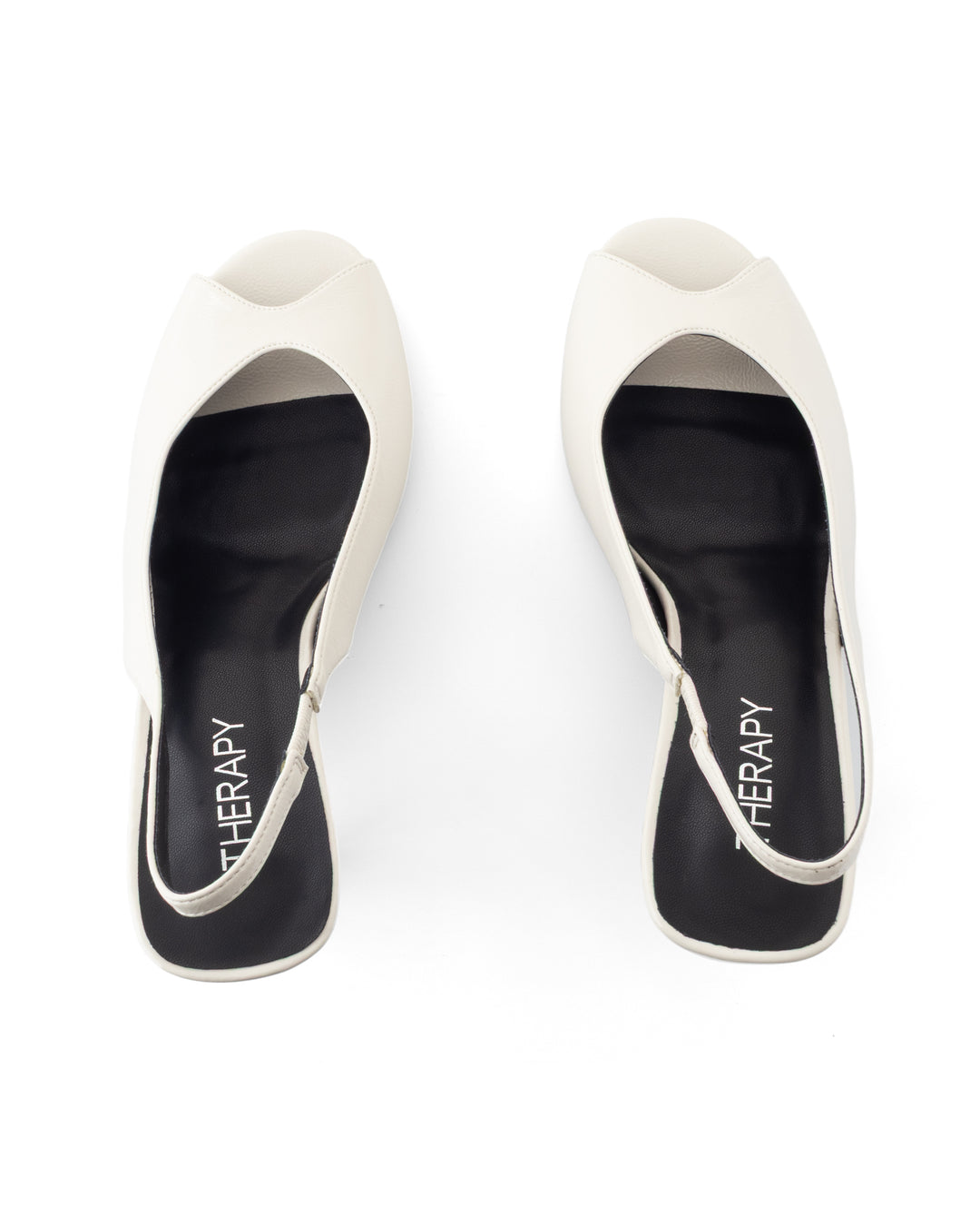Eager Slingback Pump White Crinkled Patent