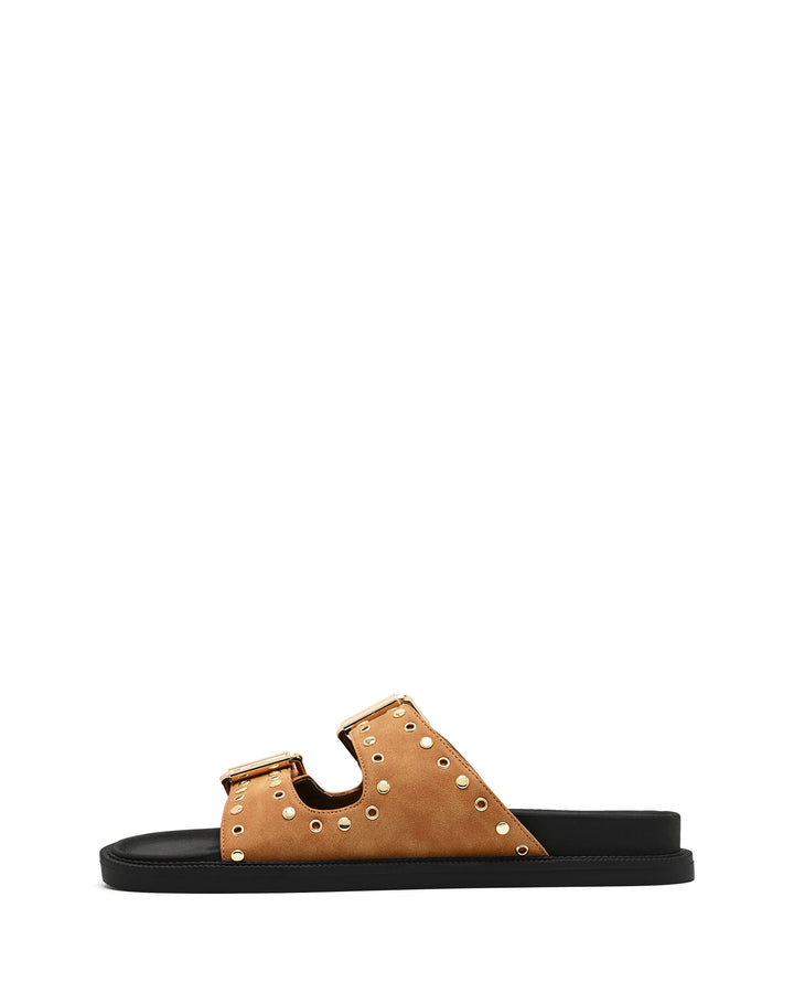 Therapy Shoes Ellery Tan Nubuck | Women's Sandals | Slides | Flats 