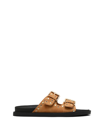 Therapy Shoes Ellery Tan Nubuck | Women's Sandals | Slides | Flats 