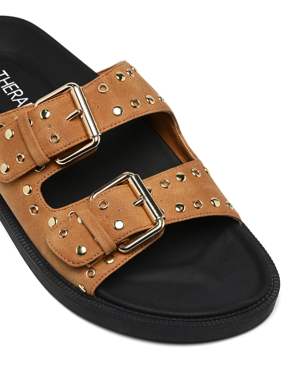 Therapy Shoes Ellery Tan Nubuck | Women's Sandals | Slides | Flats 