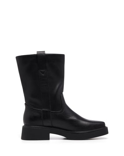 Therapy Shoes Emerge Black | Women's Boots | Mid Calf | Biker | Grunge
