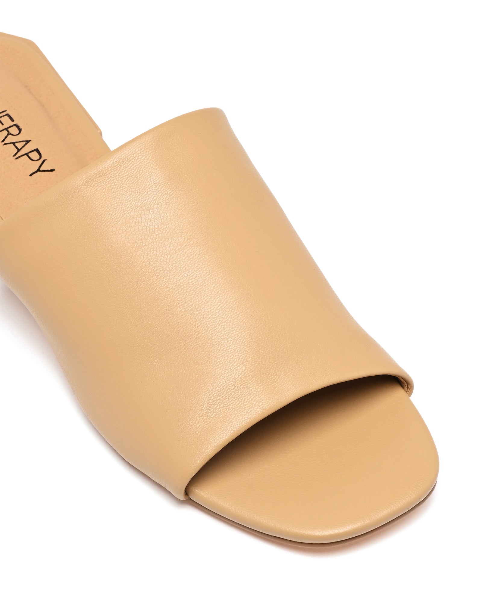 Therapy Shoes Emery Caramel | Women's Heels | Sandal | Low Block Mule 