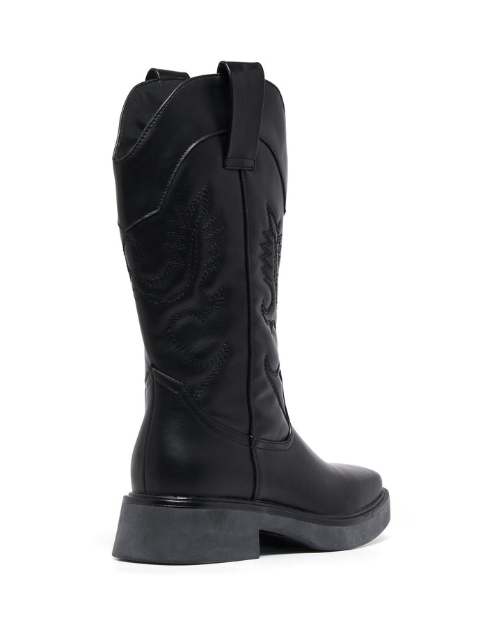 Therapy Shoes Envy Black Smooth | Women's Boots | Festival | Western | Biker