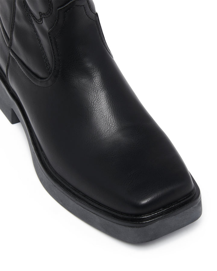 Therapy Shoes Envy Black Smooth | Women's Boots | Festival | Western | Biker