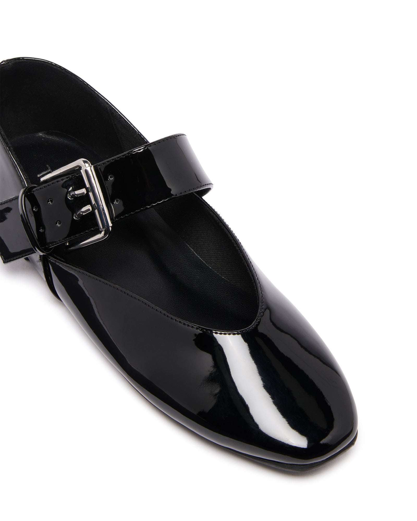 Erinn Ballet Flat Black Patent