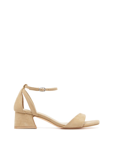 Therapy Shoes Fate Caramel Microsuede | Women's Heels | Sandals | Low