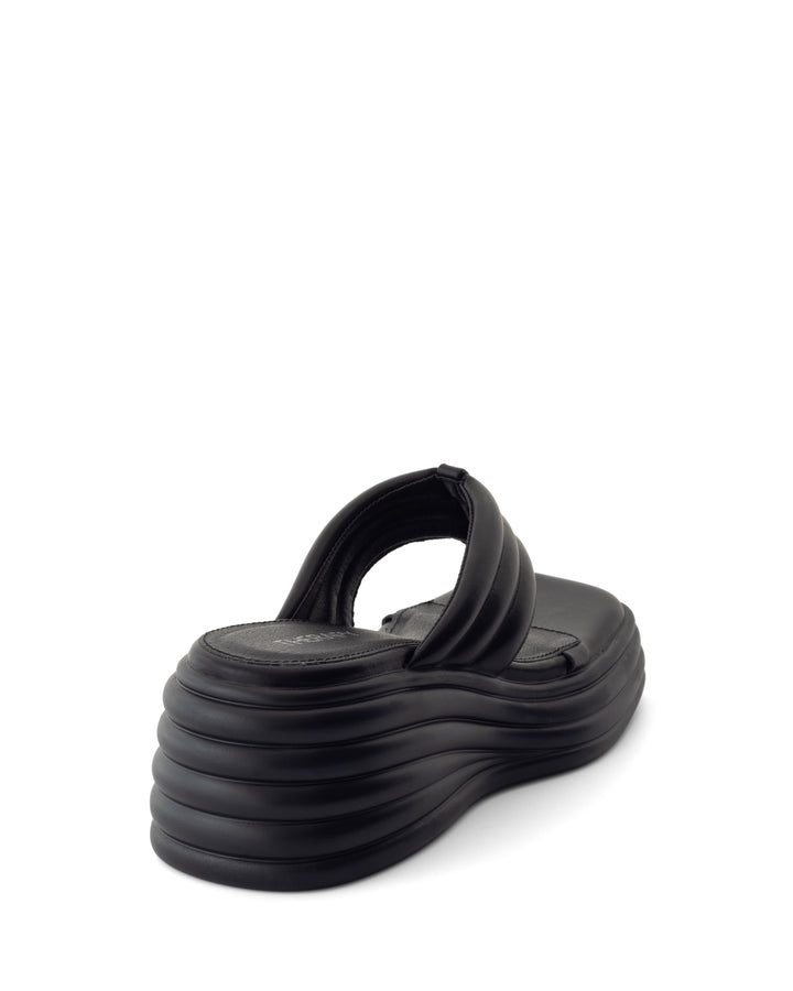 Flames Thong Sandal Black