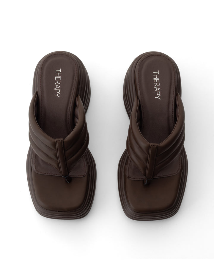 Flames Thong Sandal Chocolate
