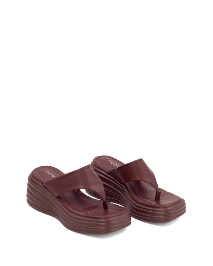 Frame Thong Sandal Bordeaux