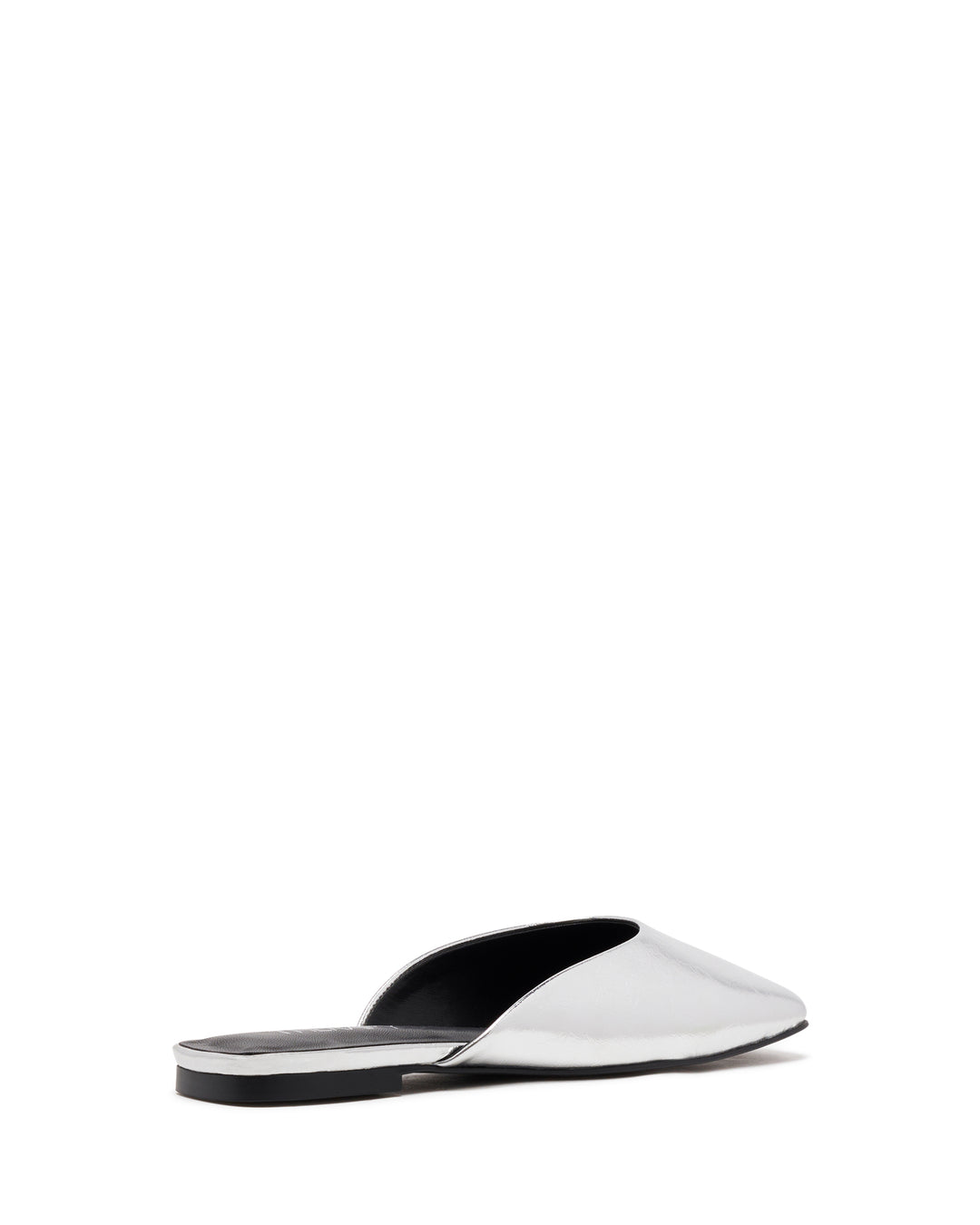 Gabbi Ballet Flat Silver Crinkle Metallic