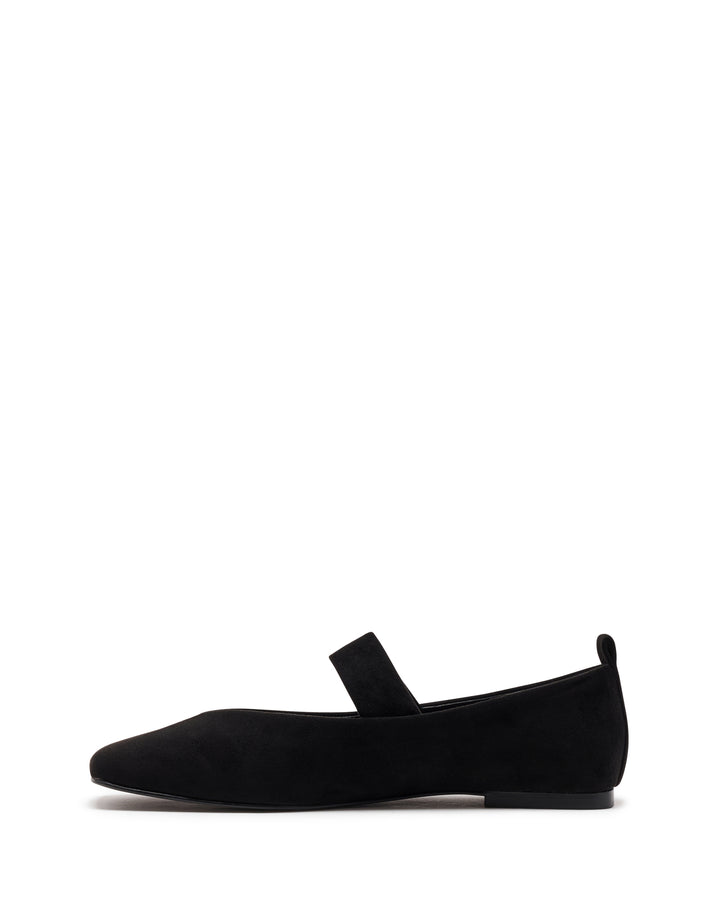 Gael Ballet Flat Black Suede