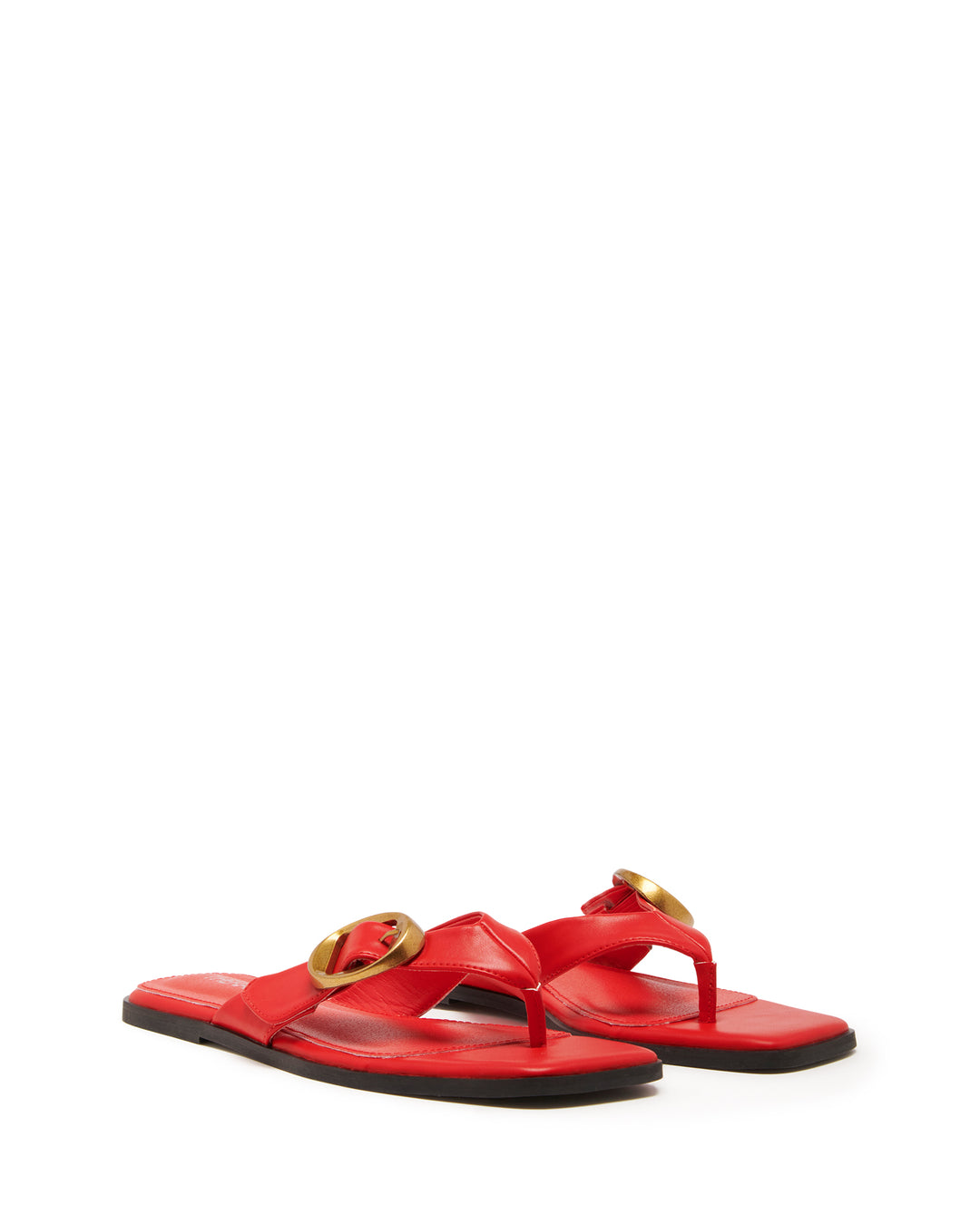 Gallery Thong Sandal Red Smooth