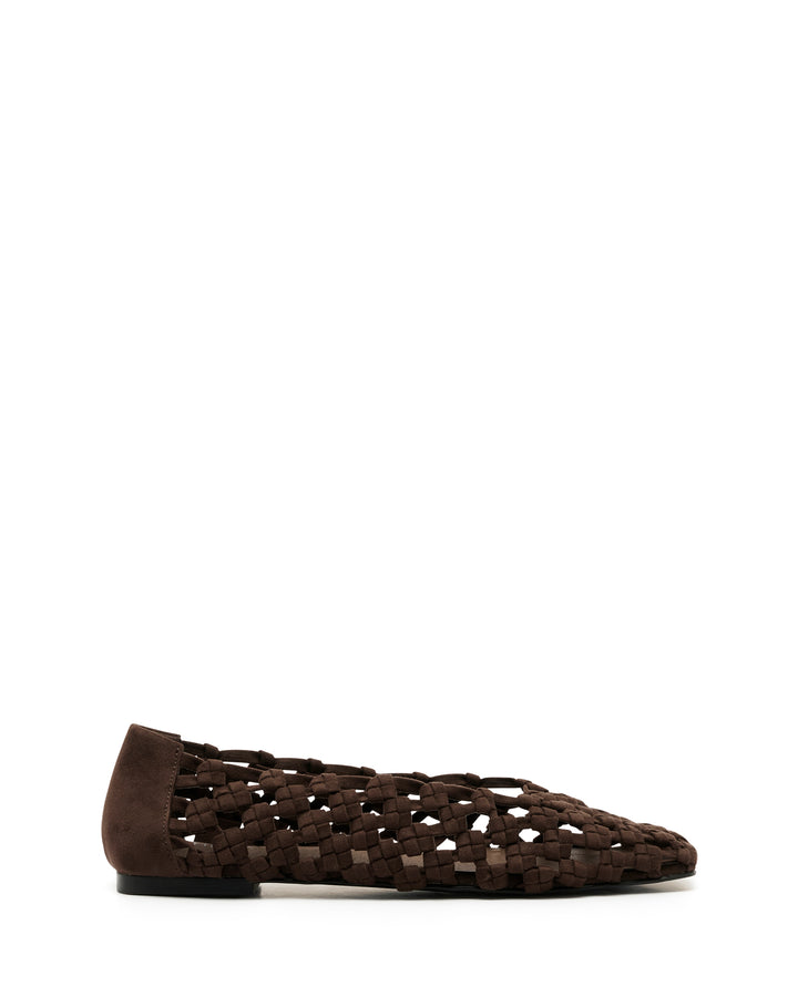 Genesis Ballet Flat Chocolate Suede