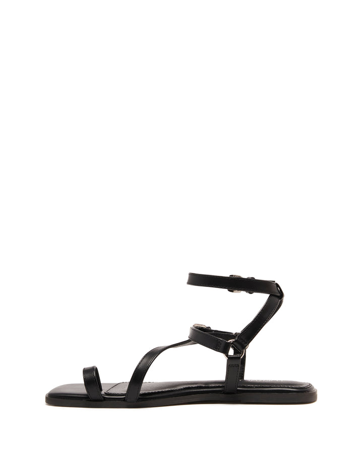 Gerry Sandal Black Burnished