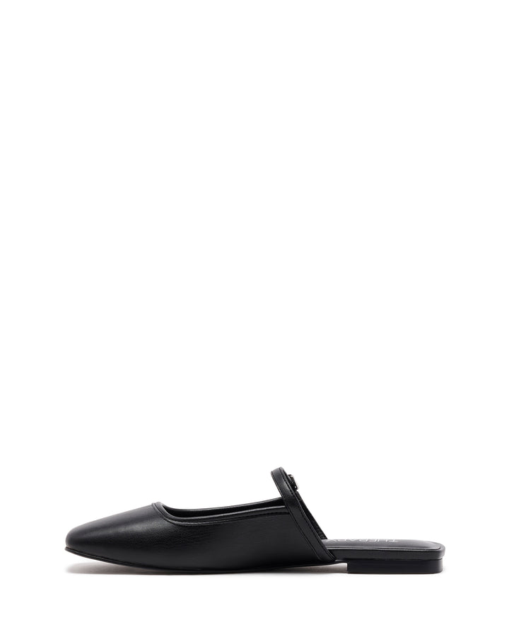 Gianna Ballet Flat Black Smooth