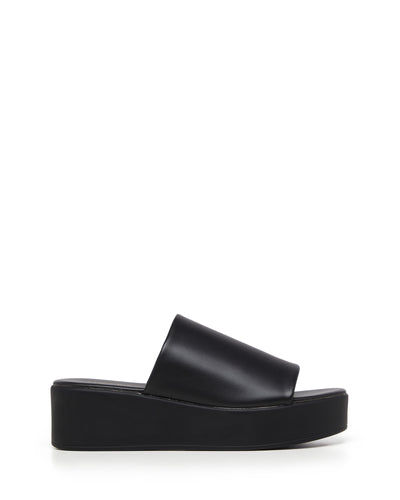 Therapy Shoes Graf Black Stretch | Women's Sandals | Slides | Flatform