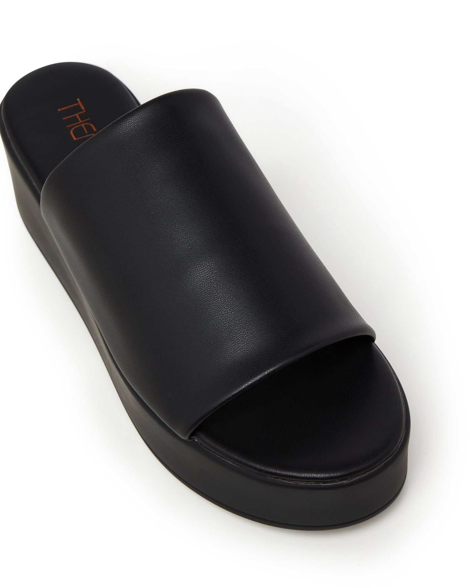 Therapy Shoes Graf Black Stretch | Women's Sandals | Slides | Flatform