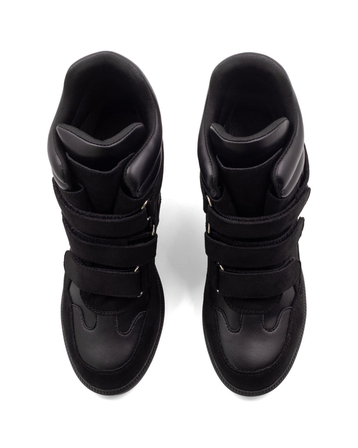 Habit Sneaker Boot Black Faux Suede *PRE ORDER DUE FOR DISPATCH 15-30 JUNE*