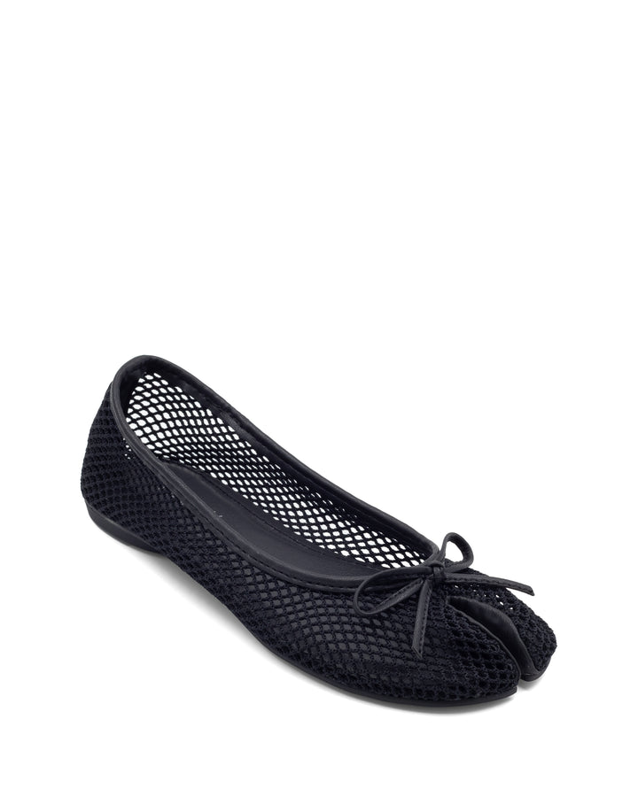 Haiku Tabi Ballet Flat Black Mesh