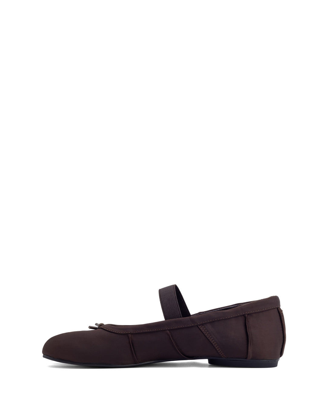 Haru Tabi Ballet Flat Chocolate Satin