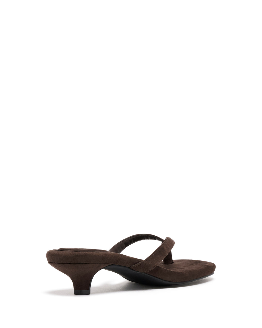 Heatwave Thong Heel Chocolate Microsuede