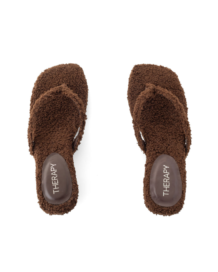 Heatwave Thong Heel Chocolate Teddy