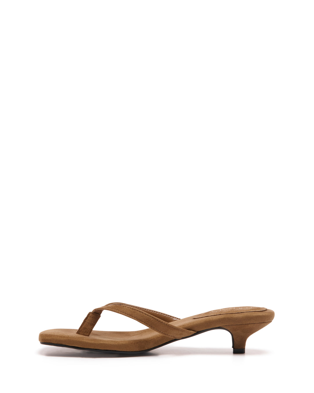 Heatwave Thong Heel Toffee Microsuede