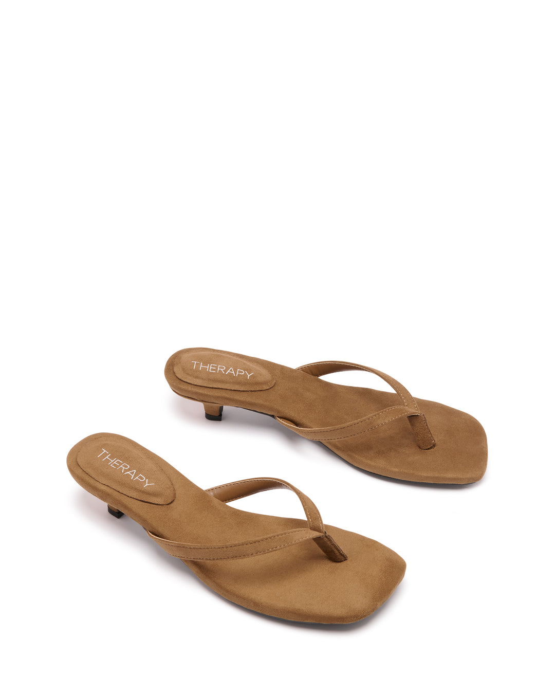 Heatwave Thong Heel Toffee Microsuede