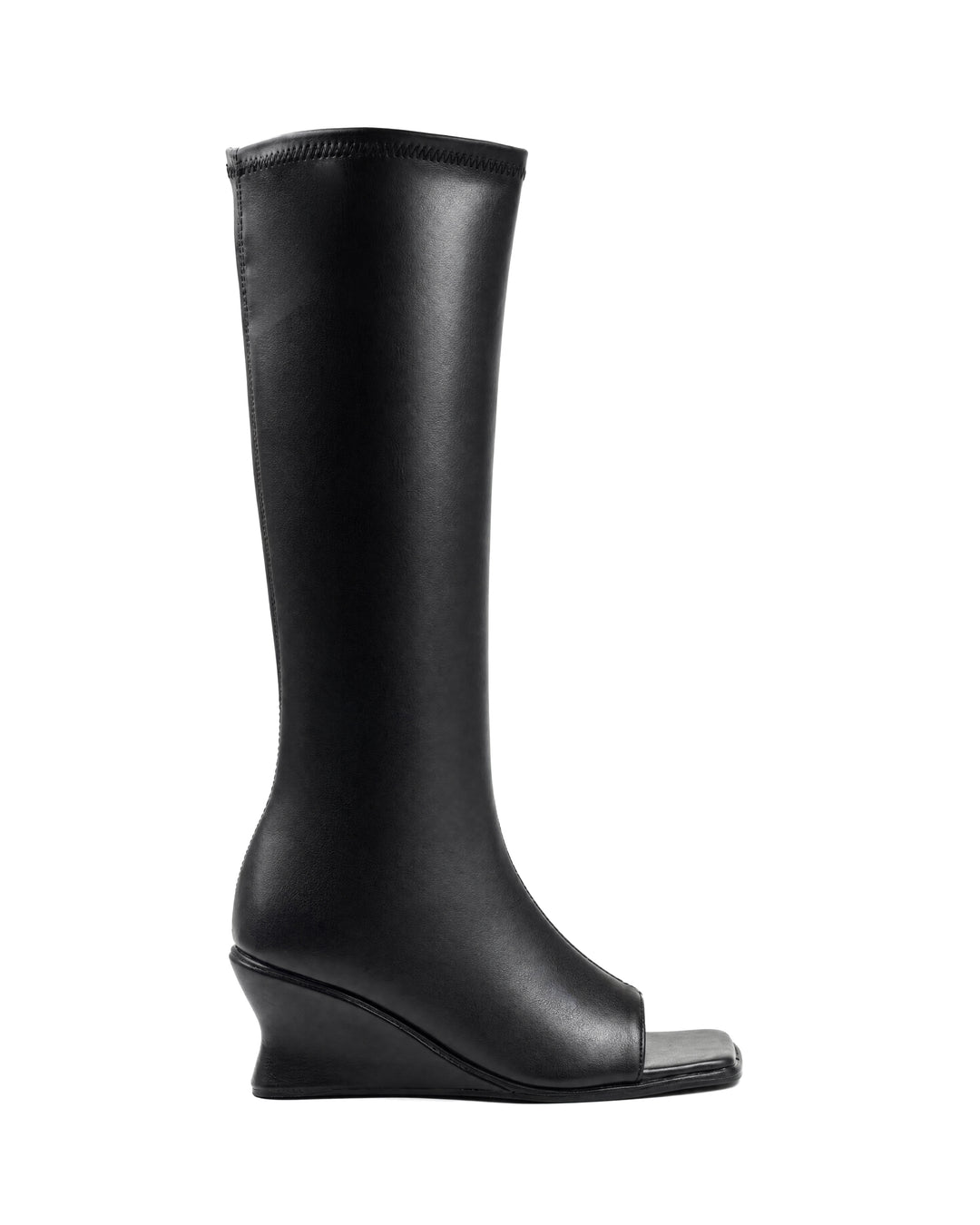 Hint Wedge Boot Black