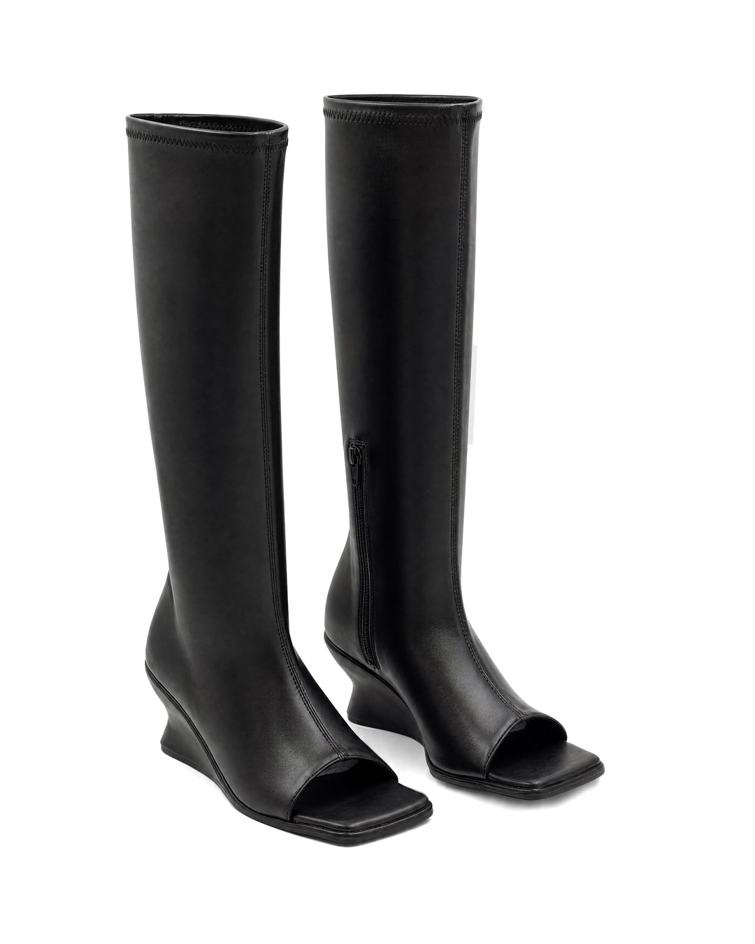 Hint Wedge Boot Black