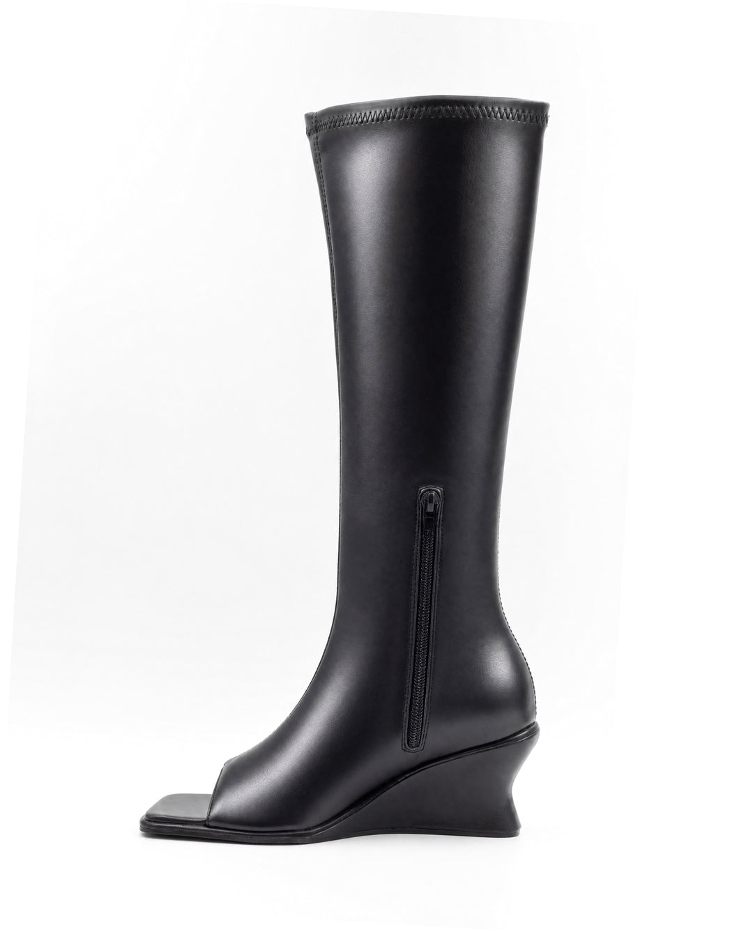 Hint Wedge Boot Black