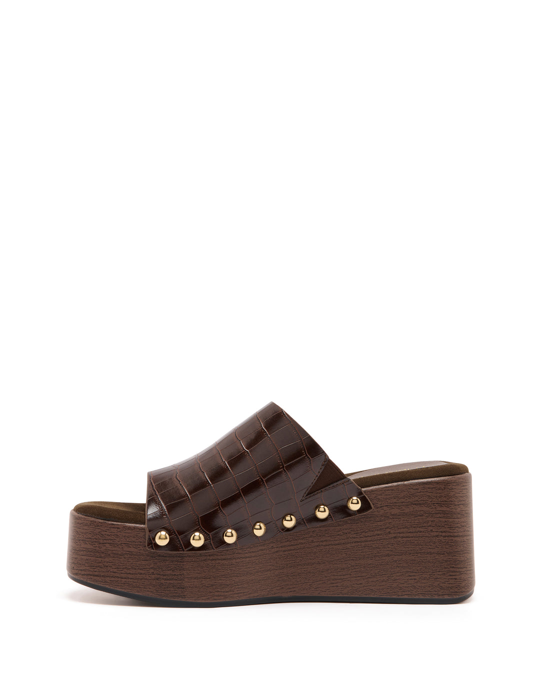 Imani Platform Clog Chocolate Croc