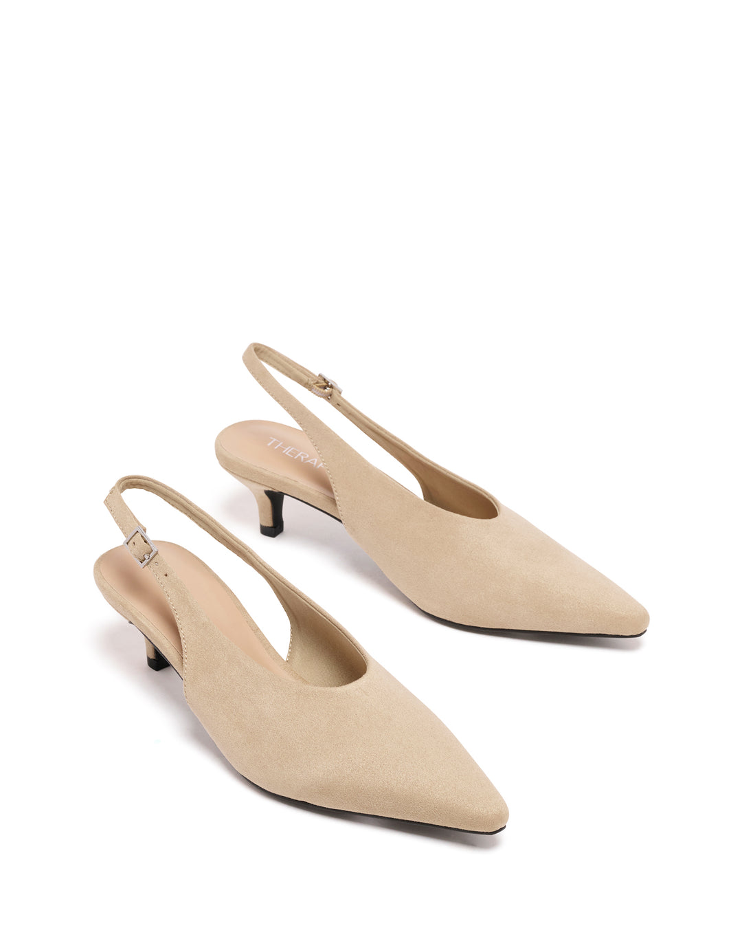 Indiana Slingback Heel Cashew Suede
