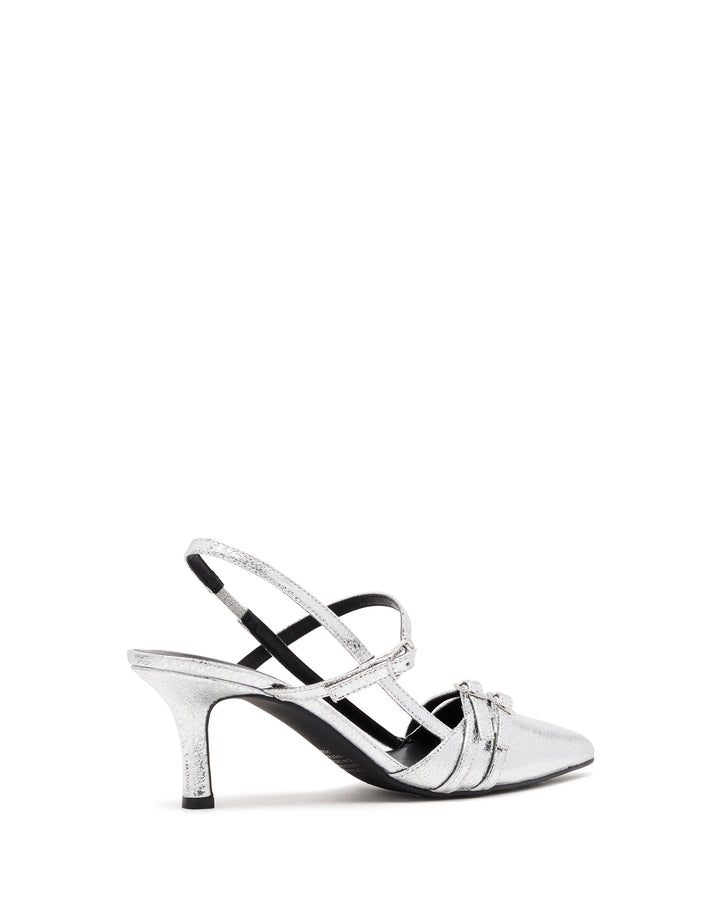 Jackpot Point Heel Silver