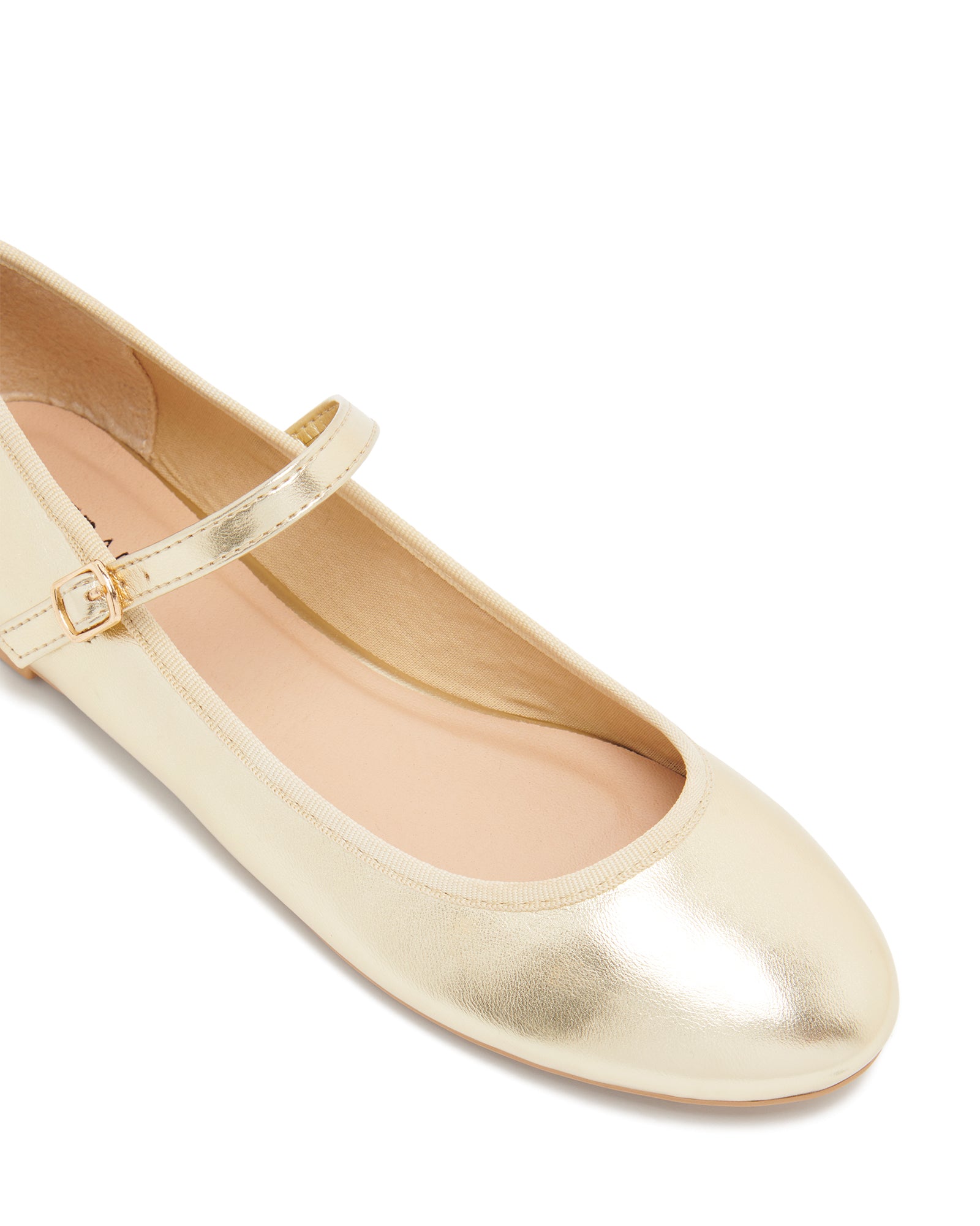 Therapy Shoes Jayne Gold Metallic | Women's Flats | Ballet | Mary Jane