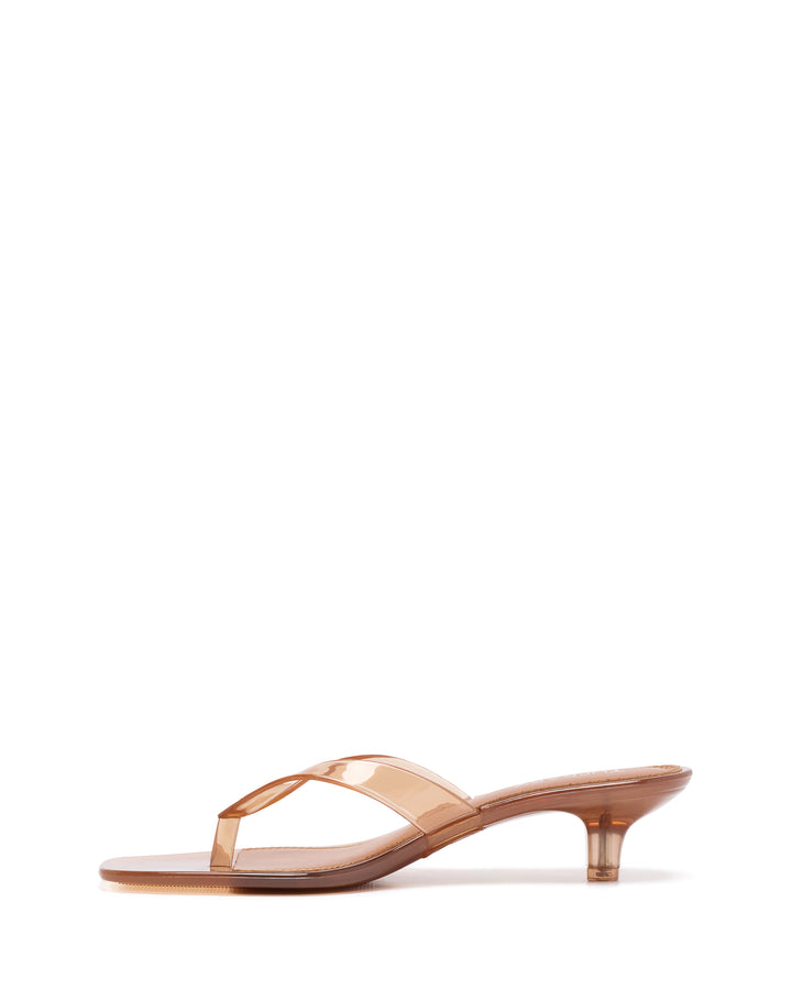 Jellyz Thong Heel Toffee