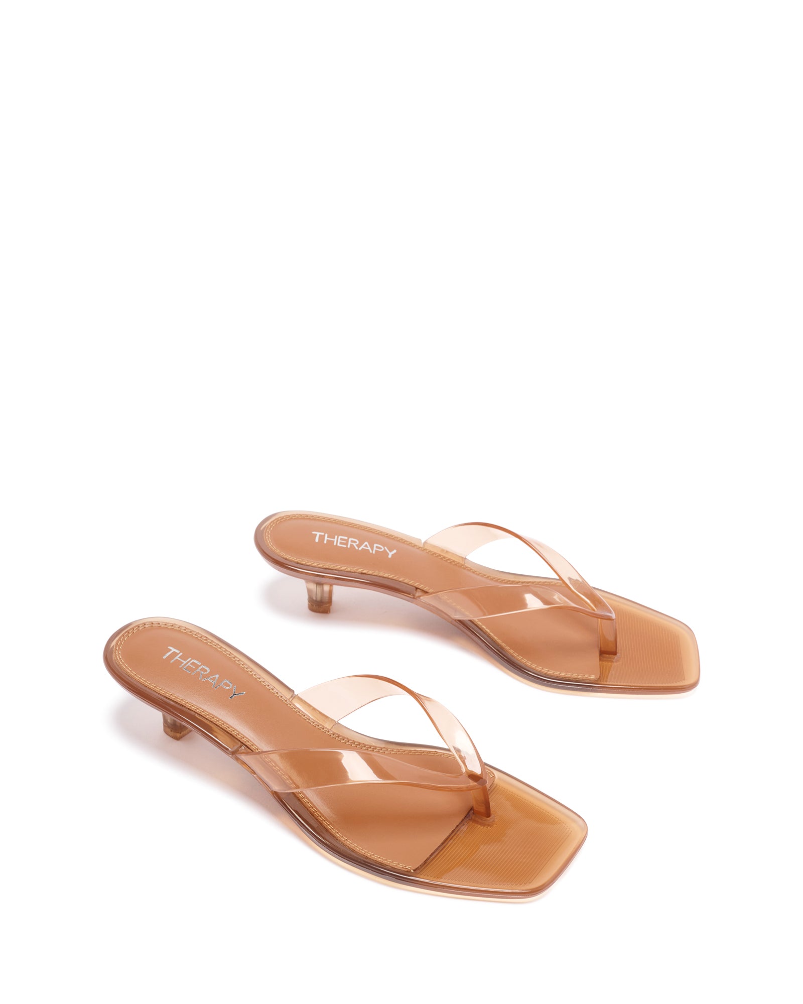 Jellyz Thong Heel Toffee