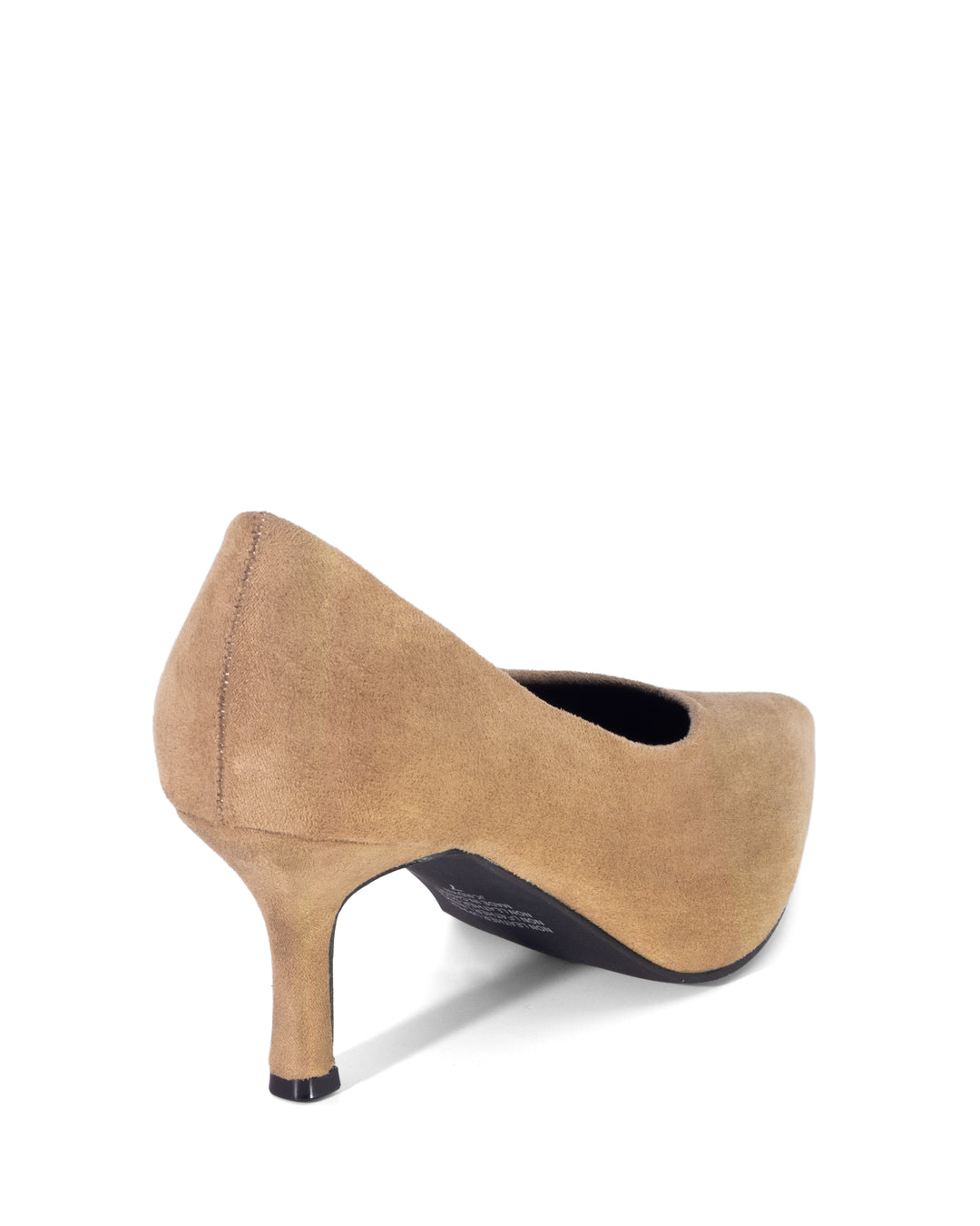 Jordyn Pump Mocha Faux Suede