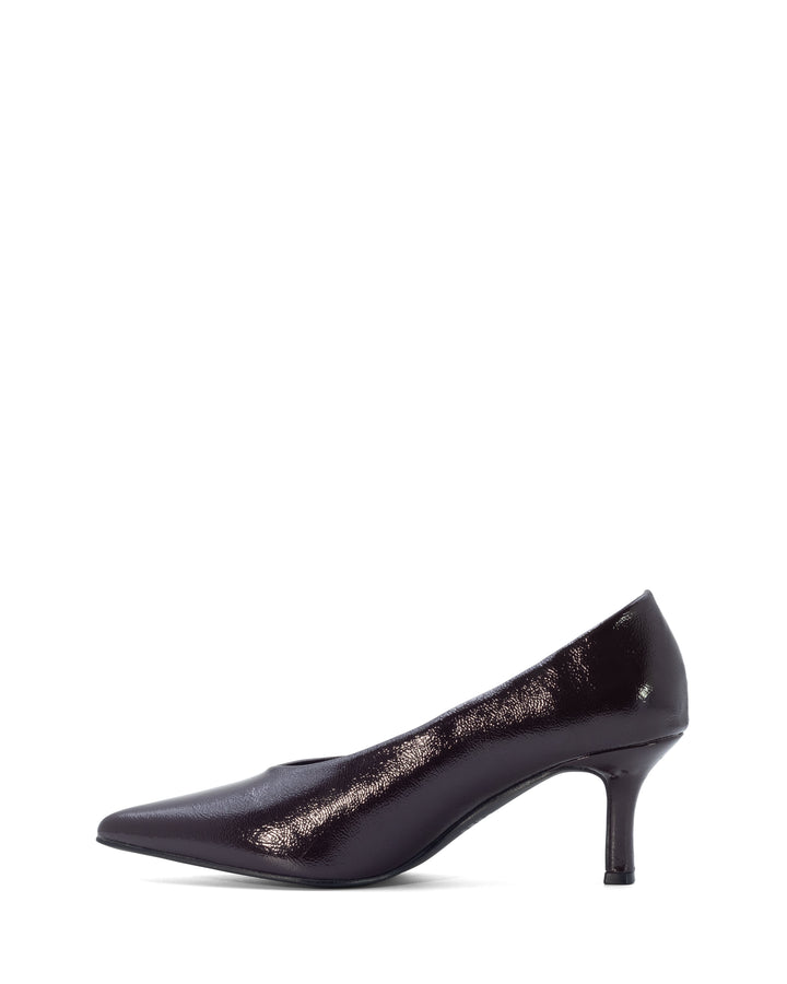 Jordyn Pump Port Crinkled Patent