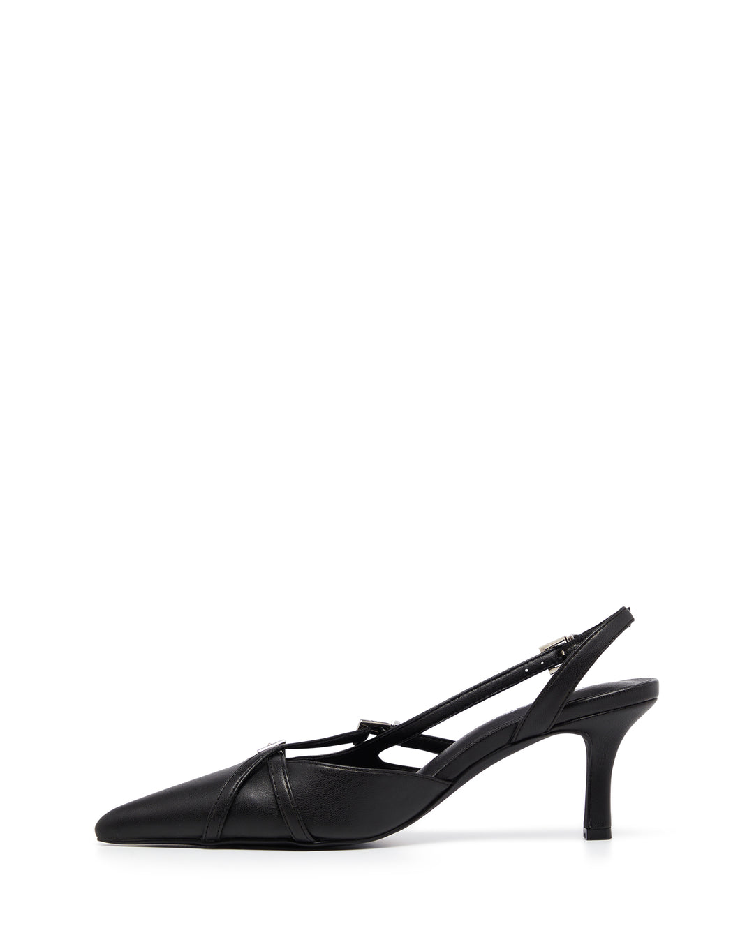 Therapy Shoes Juicy Black Smooth | Women's Heels | Slingback | Pump | Stiletto