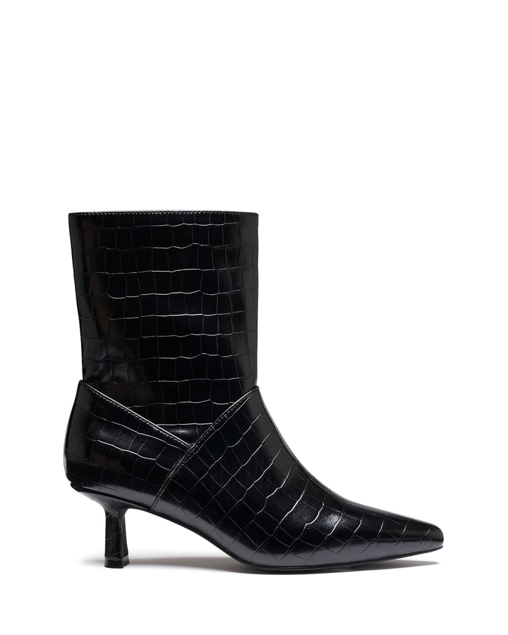 Kacee Ankle Boot Black Croc