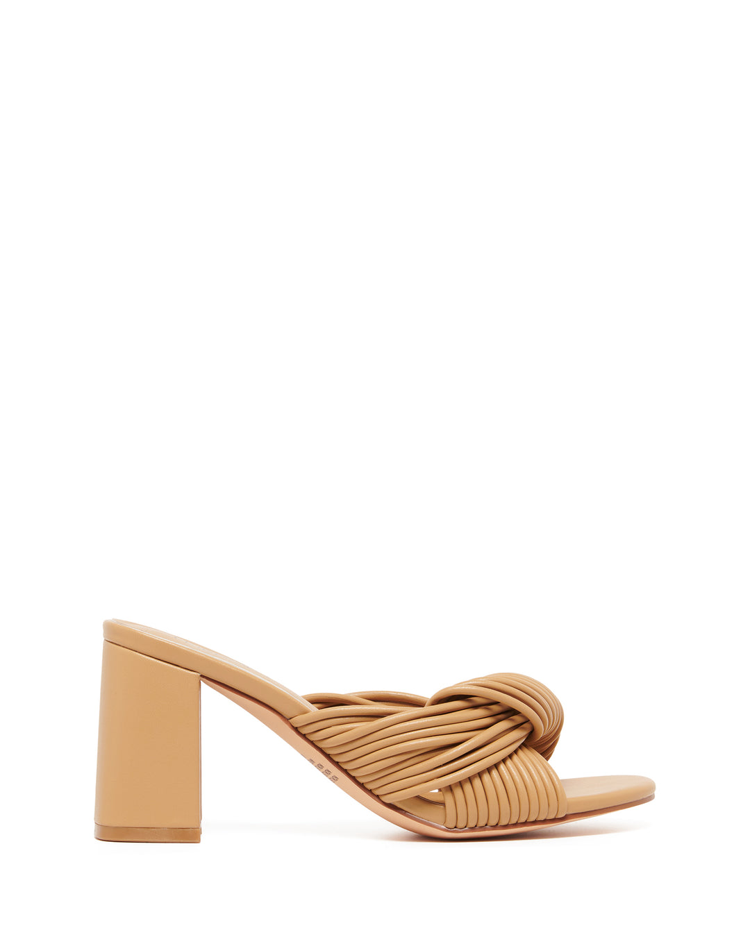 Therapy Shoes Kaylee Caramel Smooth Women s Heels Sandals Mules