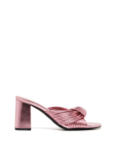 Therapy Shoes Kaylee Pink Metallic | Women's Heels | Sandals | Mules