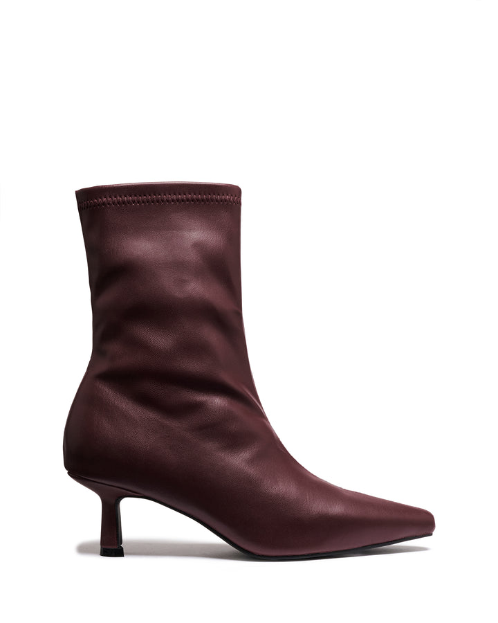 Keeley Ankle Boot Bordeaux