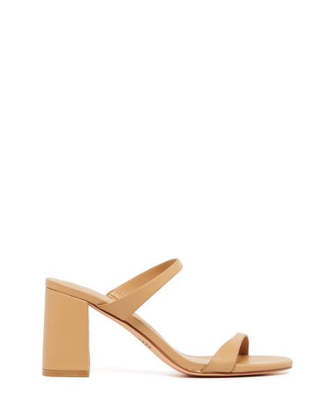 Therapy Shoes Kirra Caramel Smooth Women s Heels Sandals Mules